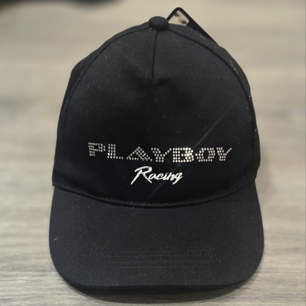 PLAYBOY Rhinestone Logo Racing Cap - Picture 2 of 4